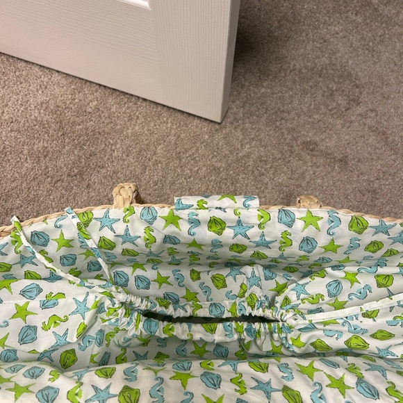 J Crew Palm Tree Straw Tote - Picture 6 of 8